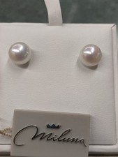 Orecchini perle naturali usato  Ascoli Piceno