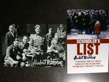 NORBERT WEISSER 2 autógrafos assinados à mão foto 4X6 S-ACTOR- LISTA DE SCHINDLER comprar usado  Enviando para Brazil
