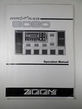 Pedal de efeitos múltiplos de guitarra ZOOM Super Player 8080 MANUAL comprar usado  Enviando para Brazil