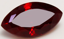 Gemas não aquecidas com certificação natural 11,65 quilates Mogok rubi vermelho sangue profundo 17x10 mm, usado comprar usado  Enviando para Brazil