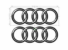 Stickers audi logo d'occasion  Freyming-Merlebach