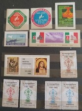Lotto erinnofili vari usato  Solopaca