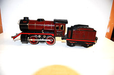 Antigua locomotora de vapor Märklin escala 0 chapa 20V R 12890+ Tender 899/0 segunda mano  Embacar hacia Mexico