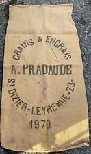 Vintage french hessian for sale  UK