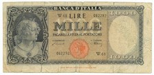 1000 lire 1947 usato 1000 lire 1947 usato Pignataro Maggiore