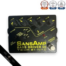 Tech 21 SansAmp driver de baixo DI pedal de efeitos de guitarra baixo analógico BSDR modelo antigo JP comprar usado Tech 21 SansAmp driver de baixo DI pedal de efeitos de guitarra baixo analógico BSDR modelo antigo JP comprar usado  Enviando para Brazil