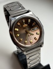 Vintage Japão Relógio de Pulso Automático Oriente 3 Estrelas Cristal 21 Joias Estado Perfeito, usado comprar usado  Enviando para Brazil