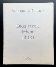 Giorgio chirico tavole usato  Roma