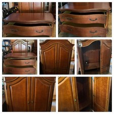 Solid wood armoire d'occasion  Expédié en Belgium