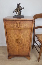 Walnut cocktail cabinet for sale  SKIPTON