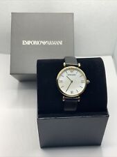 Emporio Armani Classic AR1910 Mulheres Pulseira de Couro Preto Relógio Mostrador Analógico FRY213 comprar usado  Enviando para Brazil