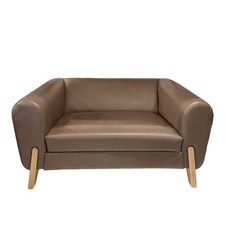 couch leather 2 seater faux for sale couch leather 2 seater faux for sale  MANCHESTER