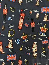 Navy blue printed for sale  WARWICK