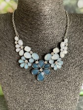 Silver tone blue for sale  RETFORD