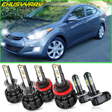 Usado, Para Para Hyundai Elantra 2012 2013 faro LED luces bajas bombillas antiniebla comprar usado  Enviando para Brazil