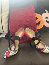 Christian Louboutin Liloo 100 Cubo Patente/Patente Versão CMA3 Rara Tamanho 39 1/2 comprar usado  Enviando para Brazil