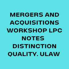 Mergers acquisitions workshop for sale  ILFORD