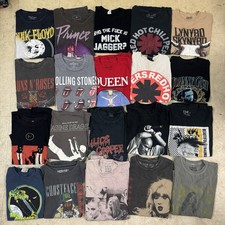 Lote de 80 camisetas turnê música banda concerto atacado Y2K rock rap country anos 2000 comprar usado  Enviando para Brazil