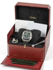 Cartier santos silver for sale  SLOUGH