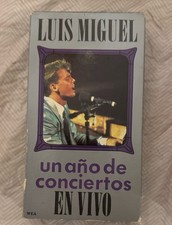 Rare Luis Miguel Un Ano De Conciertos En Vivo- VHS Tape comprar usado  Enviando para Brazil