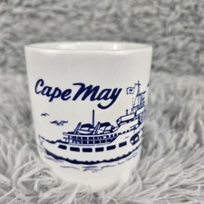 Usado, Caneca xícara de café vintage Pozzani Cape May Lewes Ferry Boat 10 oz comprar usado  Enviando para Brazil