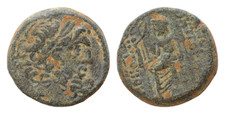 Seleucis e Pieria. AntiochAE21mm 7,7g aC Zeus Zeus sentado na era Pompeia comprar usado  Enviando para Brazil