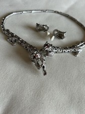 Cheetah necklace matching for sale  GLASGOW