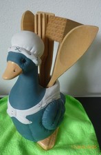 Keramik ente blauweiß gebraucht kaufen  Marsberg