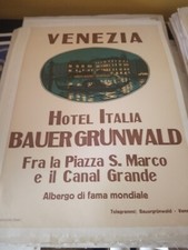 Manifesto poster pubblicitario usato  Torino