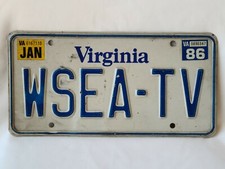 Vintage 1986 virginia for sale  Dawsonville