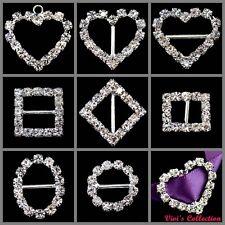 Rhinestone buckles diamante for sale  MANCHESTER