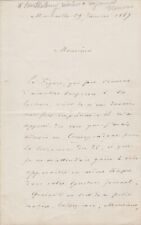 Joseph autran lettre d'occasion  Paris X