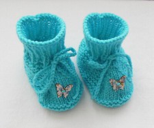 Handgestrickte babyschuhe baby gebraucht kaufen  Rudolstadt