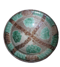 Plat céramique émaillée d'occasion Plat céramique émaillée d'occasion  Bon-Encontre