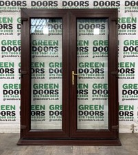 Mahogany upvc french for sale  LUTON