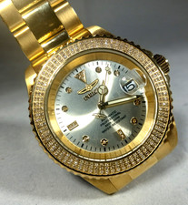 Invicta relógio automático masculino 1.02 CTW Diamond Pro Diver tom dourado 38259 RARO comprar usado  Enviando para Brazil