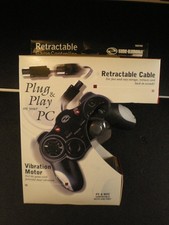 Controle de jogo, plug & play, PC/MAC, cabo retrátil, motor de vibração etc. comprar usado Controle de jogo, plug & play, PC/MAC, cabo retrátil, motor de vibração etc. comprar usado  Enviando para Brazil