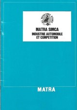 Catalogue matra simca d'occasion  Nîmes