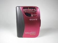 Reproductor de cinta de radio casete Sony Walkman WM-FX157 - rosa/rojo - retro vintage segunda mano  Embacar hacia Mexico