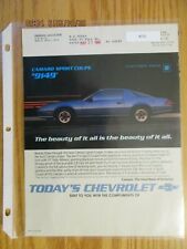 Camaro 250 advertisement for sale  Utica