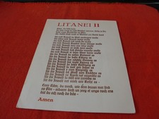 Scherzkarte litanei . gebraucht kaufen  Düren