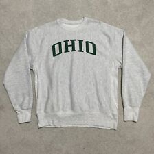 Moletom vintage Ohio University anos 90 Champion tecido reverso gola redonda adulto GG comprar usado  Enviando para Brazil