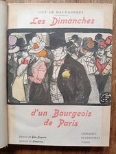 Maupassant dimanches bourgeois d'occasion  Paris IX