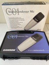 Usado, Microfone Samson C01 Studio microfone condensador prata com estojo de transporte comprar usado  Enviando para Brazil