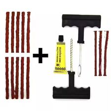 Usado, Kit De Réparation Tubeless Crevaison Mèche Pneu Voiture Moto Outils + 13 Mèches comprar usado  Enviando para Brazil