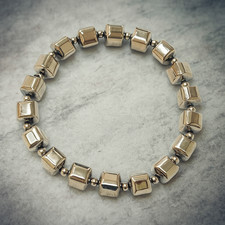 Hematite cube beaded for sale  BIRMINGHAM