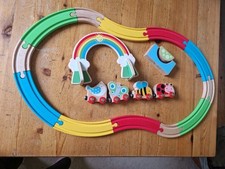 Wooden animal rainbow for sale  FORFAR