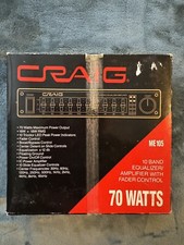 Amplificador Craig ME105 70 Watts com equalizador de 10 bandas novo na caixa comprar usado  Enviando para Brazil