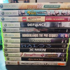 Lote 12 Xbox 360 Halo 3 X-Men Dynasty Warriors Ghost Recon Defiance Indiana Jones comprar usado Lote 12 Xbox 360 Halo 3 X-Men Dynasty Warriors Ghost Recon Defiance Indiana Jones comprar usado  Enviando para Brazil