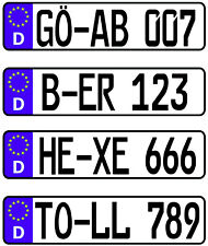 Nummernschild mini wunschtext gebraucht kaufen  Hann. Münden
